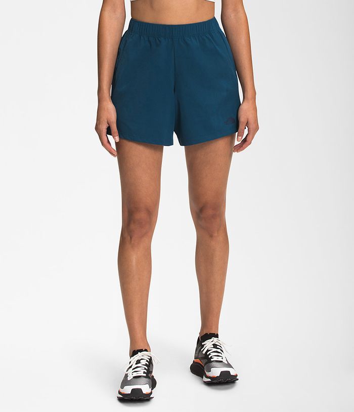 The North Face Womens Shorts Wander 5 Inch 529GCUBSM - Blue